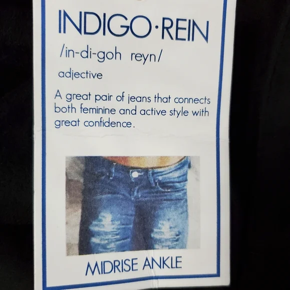 NWT!! INDIGO REIN BLACK VELVET SMOOTH MEDIUM RISE FUT & FLARE BELL BOTTOMS! - Picture 16 of 16